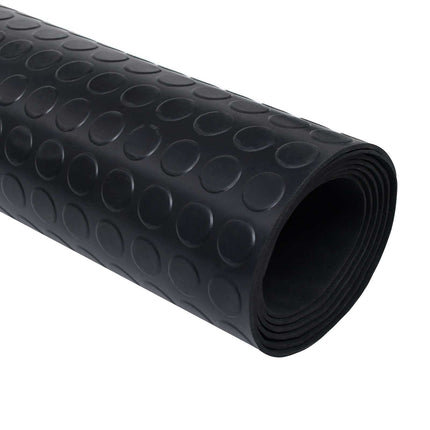 Golvmatta Svart 1 x 2 m Gummi