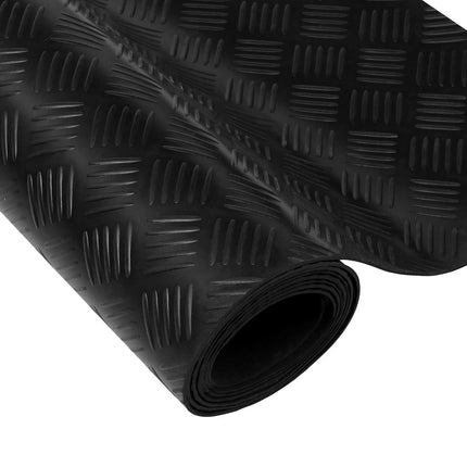 Golvmatta Svart 1,5 x 2 m Gummi