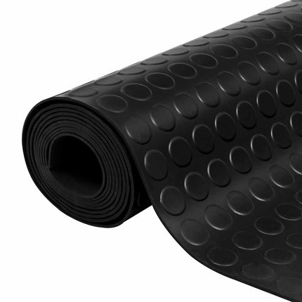 Golvmatta Svart 1,5 x 4 m Gummi