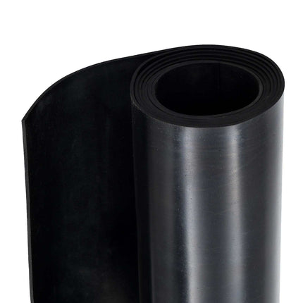 Golvmatta Svart 1,2 x 2 m Gummi