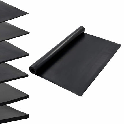 Golvmatta Svart 1,2 x 5 m Gummi