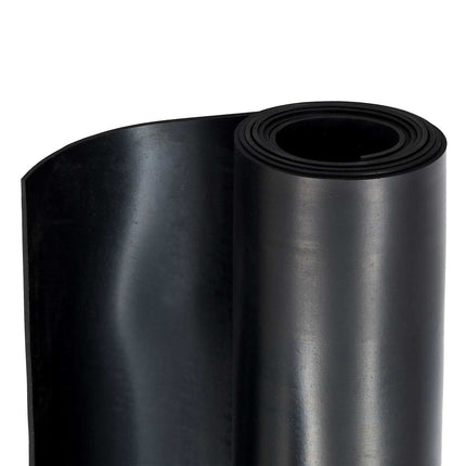 Golvmatta Svart 1,2 x 2 m Gummi
