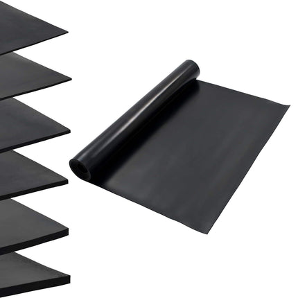 Golvmatta Svart 1,2 x 5 m Gummi