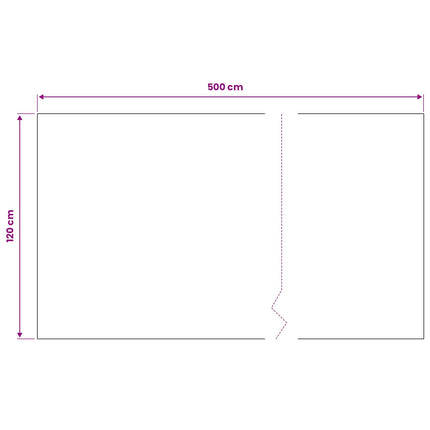 Golvmatta Svart 1,2 x 5 m Gummi