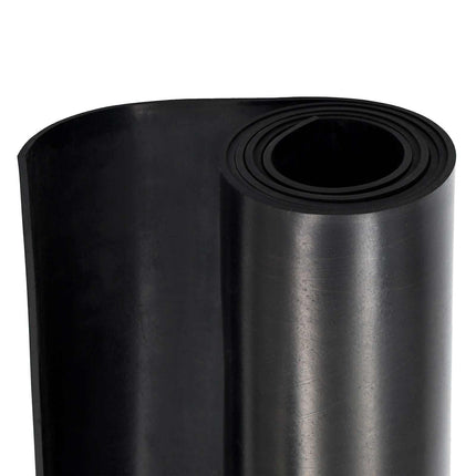Golvmatta Svart 1,2 x 2 m Gummi