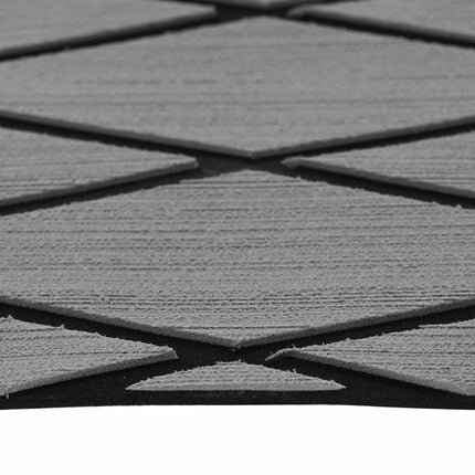 Båtmatt Harlekin Ljusgrå och svart 190 x 70 cm EVA