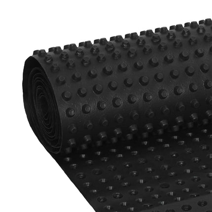 Prickig Avvattningsskiva Svart 0,5 x 10 m HDPE