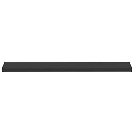 Fönsterbräda Svart med träådring 120 x 20 x 4,5 cm PVC
