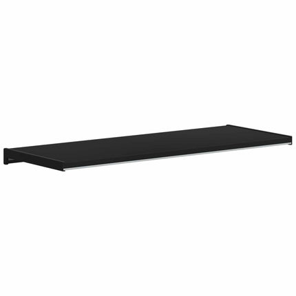 Fönsterbräda Svart med träådring 60 x 30 x 4,5 cm PVC