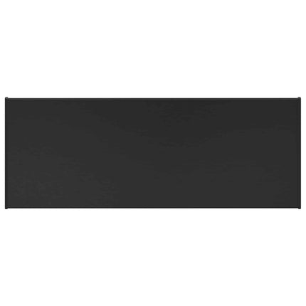 Fönsterbräda Svart med träådring 100 x 30 x 4,5 cm PVC