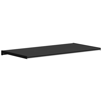 Fönsterbräda Svart med träådring 60 x 40 x 4,5 cm PVC