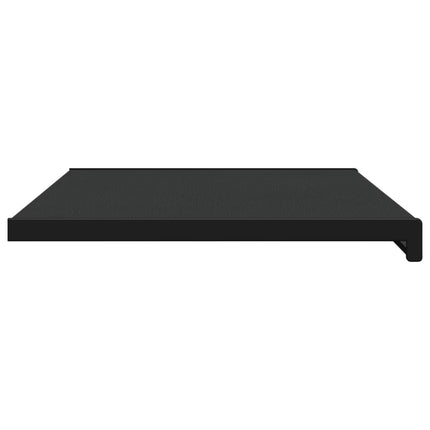Fönsterbräda Svart med träådring 100 x 40 x 4,5 cm PVC