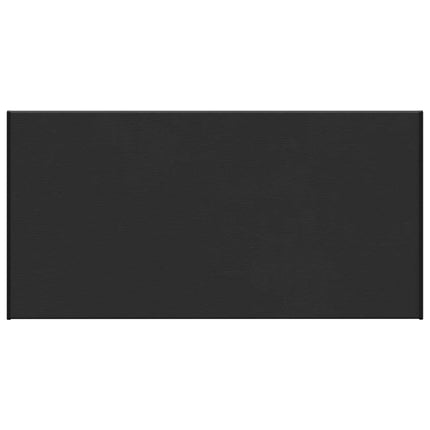 Fönsterbräda Svart med träådring 100 x 40 x 4,5 cm PVC