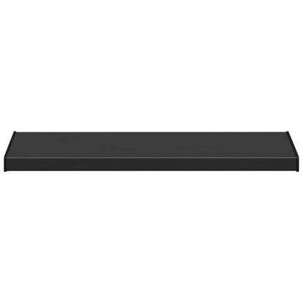 Fönsterbräda Svart med träådring 100 x 45 x 4,5 cm PVC