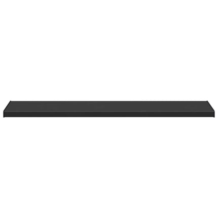 Fönsterbräda Svart med träådring 120 x 45 x 4,5 cm PVC