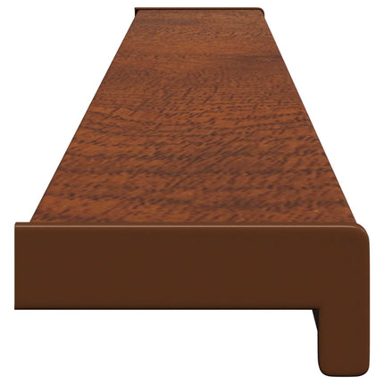 Fönsterbräda Brun trä 120 x 10 x 4,5 cm PVC