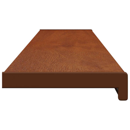 Fönsterbräda Brun trä 160 x 25 x 4,5 cm PVC