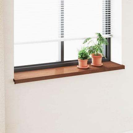 Fönsterbräda Brun trä 120 x 30 x 4,5 cm PVC