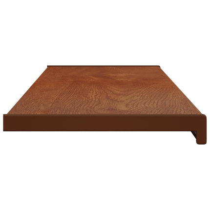 Fönsterbräda Brun trä 120 x 30 x 4,5 cm PVC