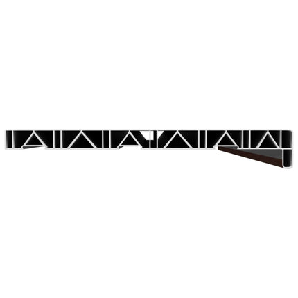 Fönsterbräda Brun trä 160 x 35 x 4,5 cm PVC
