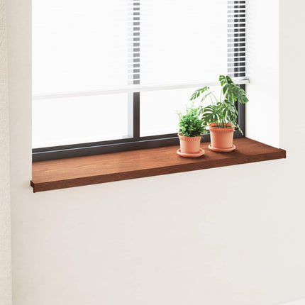 Fönsterbräda Brun trä 120 x 40 x 4,5 cm PVC