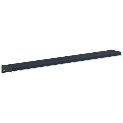 Fönsterbräda Anthracit med träådring 100 x 15 x 4,5 cm PVC