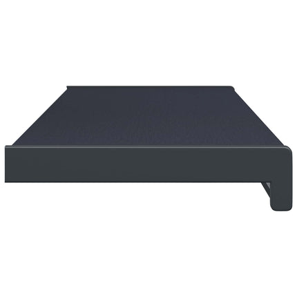 Fönsterbräda Anthracit med träådring 80 x 25 x 4,5 cm PVC