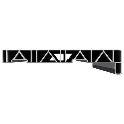 Fönsterbräda Anthracit med träådring 80 x 25 x 4,5 cm PVC