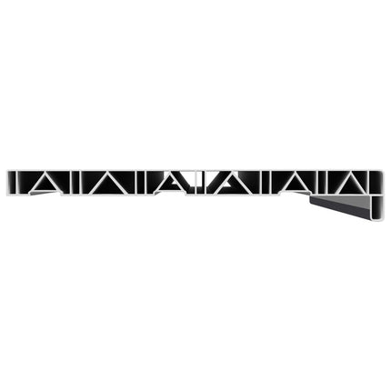Fönsterbräda Anthracit med träådring 80 x 30 x 4,5 cm PVC