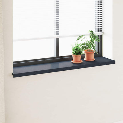 Fönsterbräda Anthracit med träådring 120 x 30 x 4,5 cm PVC