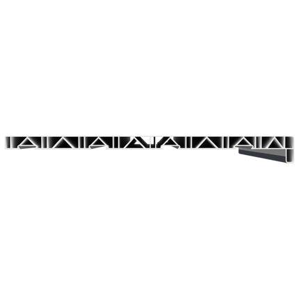 Fönsterbräda Anthracit med träådring 60 x 45 x 4,5 cm PVC