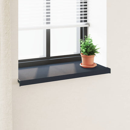 Fönsterbräda Anthracit med träådring 100 x 45 x 4,5 cm PVC