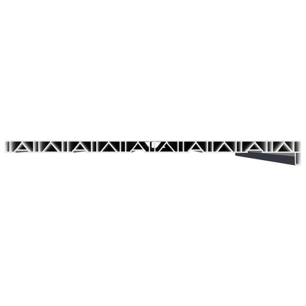 Fönsterbräda Anthracit med träådring 140 x 50 x 4,5 cm PVC