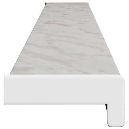 Fönsterbräda Marmorstruktur 120 x 15 x 4,5 cm PVC