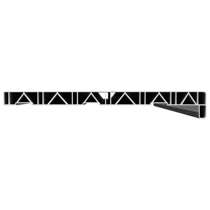 Fönsterbräda Marmorstruktur 160 x 35 x 4,5 cm PVC