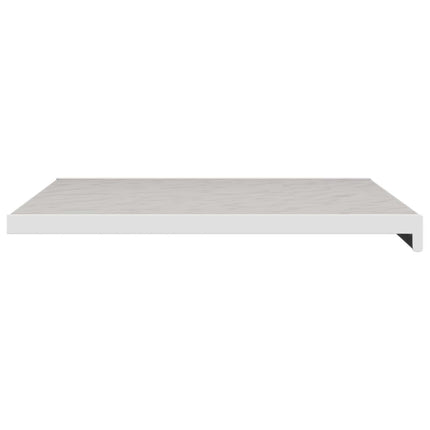Fönsterbräda Marmorstruktur 80 x 50 x 4,5 cm PVC