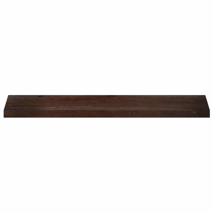 Trapstegsmattor 12 st 120 x 30 x 2 cm Mörkbrun Massivt bokträ