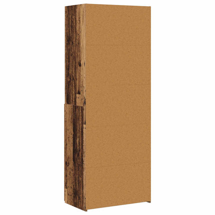 Bokhylla Gammalt trä 30 x 42.4 x 185.2 cm