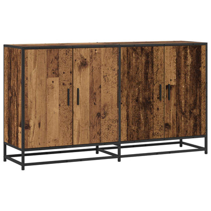Sideboard Gammalt trä 134 x 35 x 76 cm Konstruerat trä