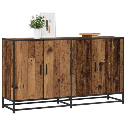 Sideboard Gammalt trä 134 x 35 x 76 cm Konstruerat trä
