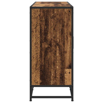 Sideboard Gammalt trä 134 x 35 x 76 cm Konstruerat trä