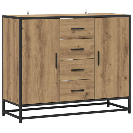 Sideboard Artisan-ek 92 x 35 x 76 cm Konstruerat trä