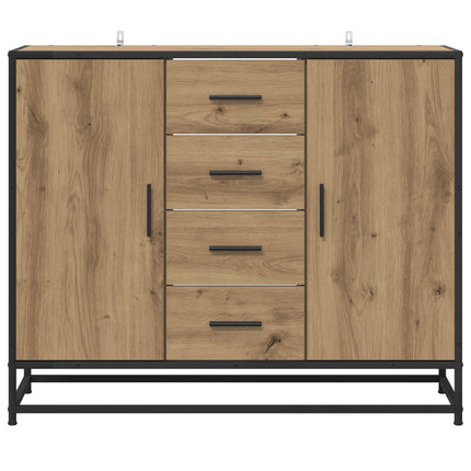 Sideboard Artisan-ek 92 x 35 x 76 cm Konstruerat trä