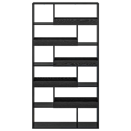 Bokhylla 100 x 33 x 156,5 cm Konstruerat trä Svart ek