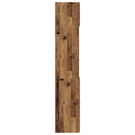 Förvaringsskåp med hyllor Gammalt trä 70 x 42,5 x 225 cm
