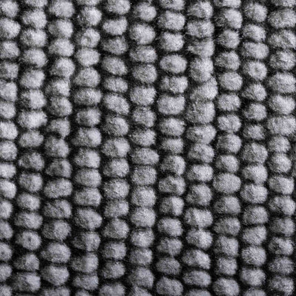 Matta Antracit 100 x 300 cm 100% Polyester 3 mm Tvättbar