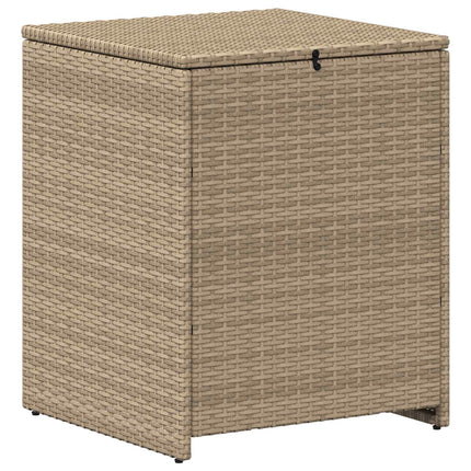 Soffset 8 st Beige och krämvit Poly Rattan och stål