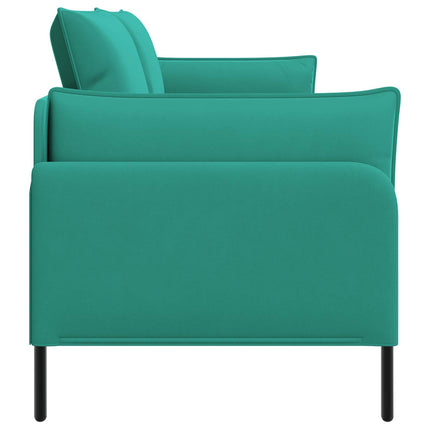 3-Sits soffa Turkos 222 x 81 x 89 cm Sammet