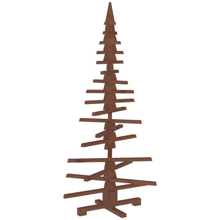 Träjulgran KOTKA 150 cm Massiv furu Mörkbrun finish