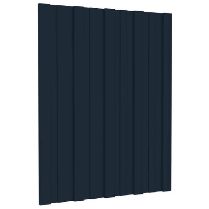 Takpanel 36 pcs Antracit 60 x 45 cm Galvaniserat stål